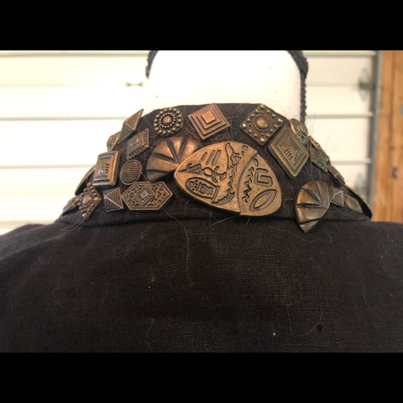 Vintage cropped linen jacket - Picture 3 of 4